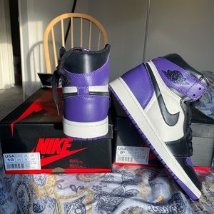 air jordan 1 retro high og mens "court purple